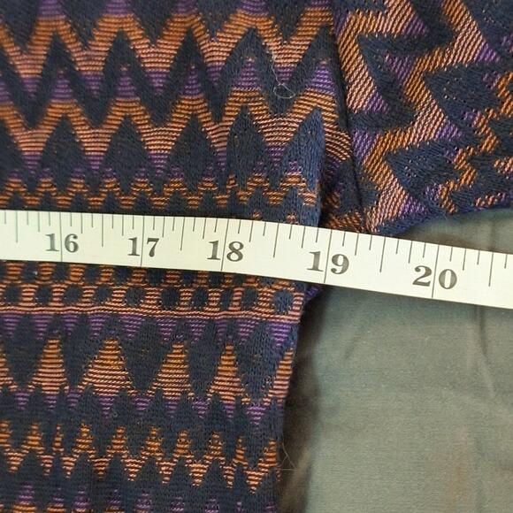 Zara Trafaluc Sweater Dress Women's Small Geometric Santa Fe Southwestern Boho - Picture 4 of 5